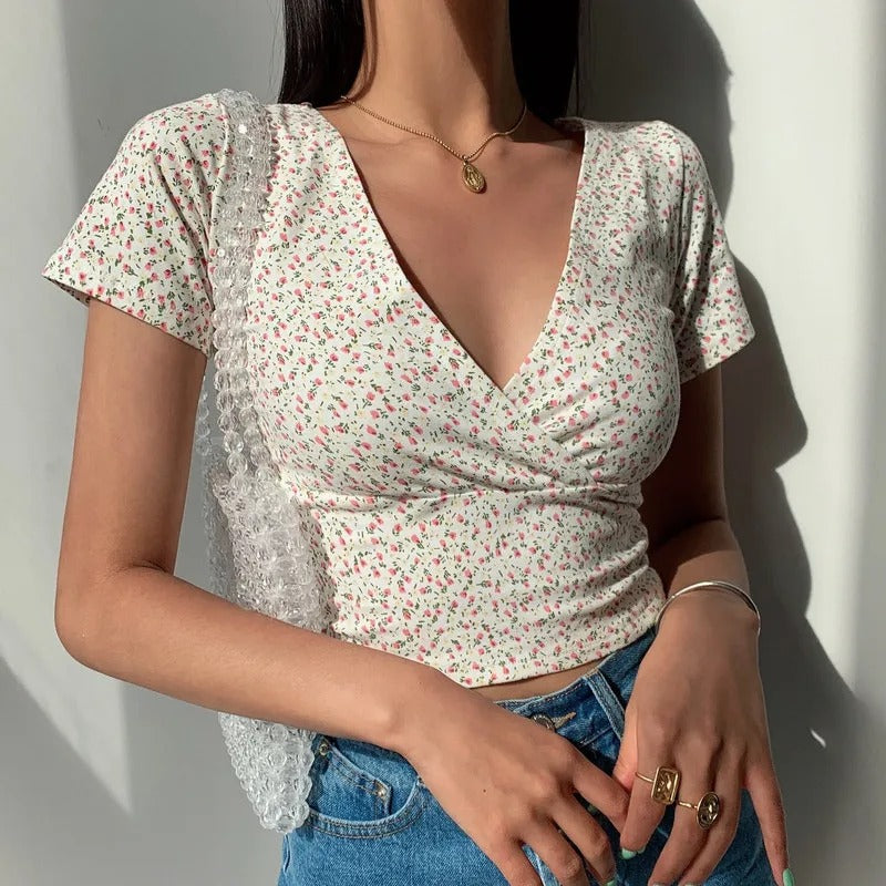 Blossom Wrap Top